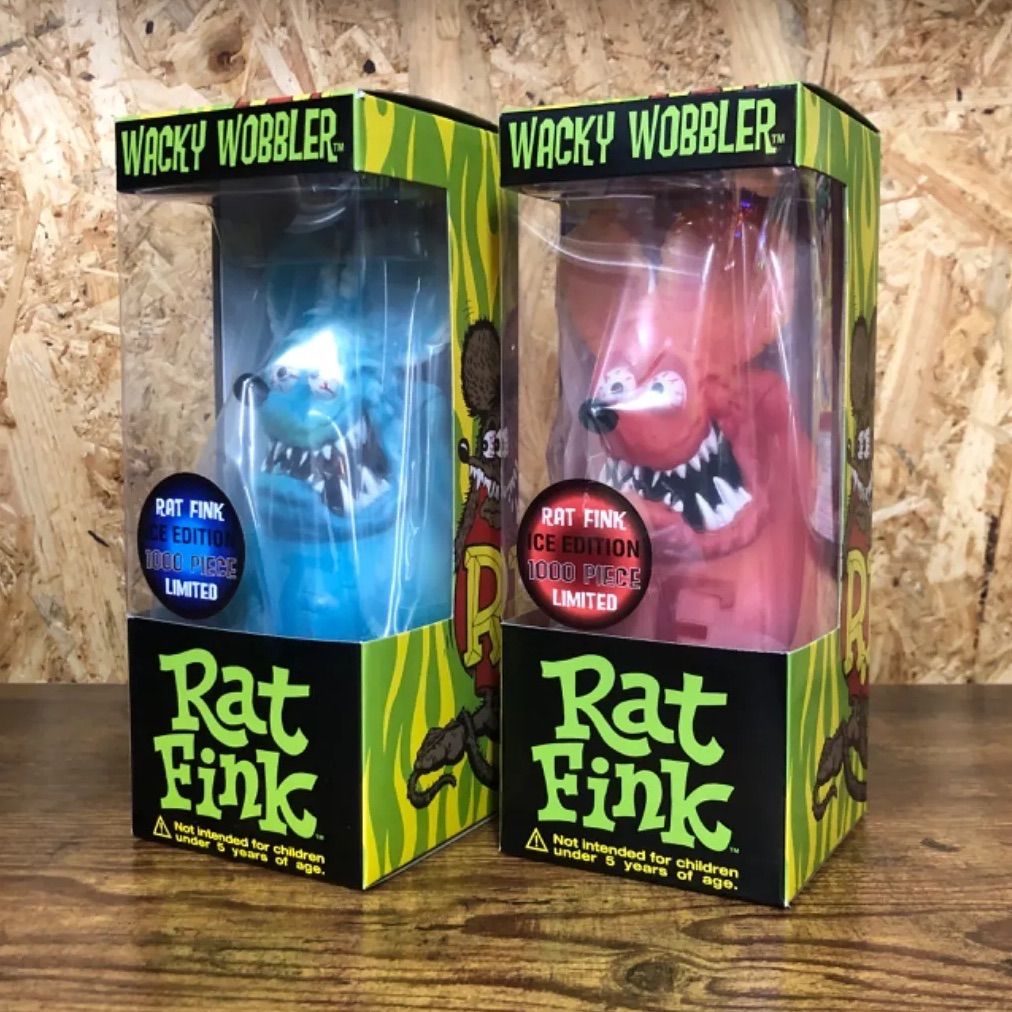 ラットフィンク ボビングヘッド FIRE・ICE 2体セット FUNKO ラットフィンク ボビングヘッド 2体セット ICE FIRE RATFINK FUNKO
