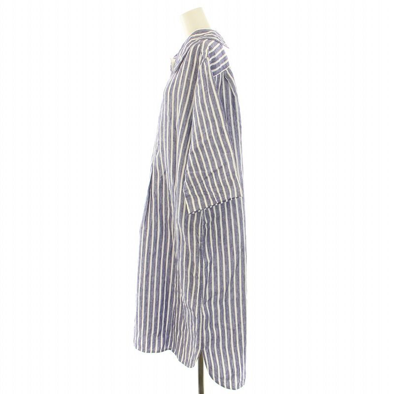マーガレットハウエル MARGARET HOWELL WIDE STRIPE LINEN ワイド 