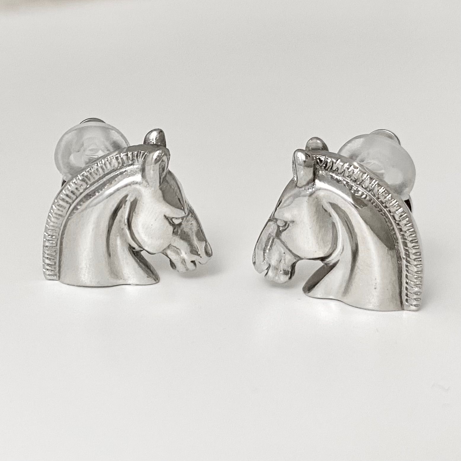 HM イヤリング シルバー ウッド ホース 馬 流工房 OLD TIME ペンダント