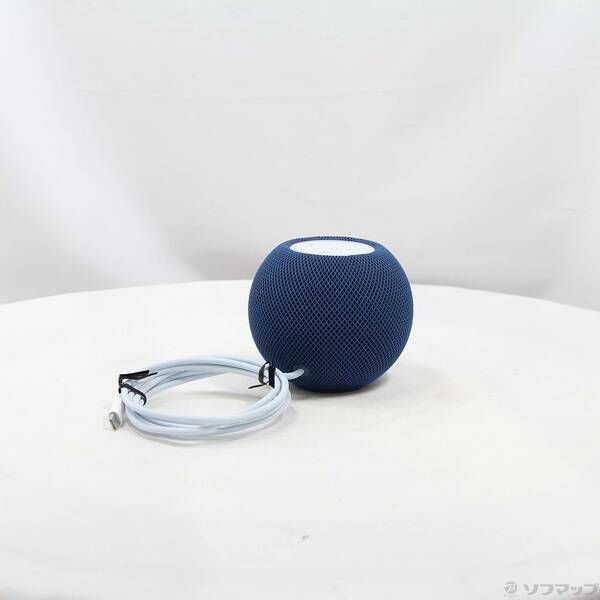未使用に近い　Apple Home pod mini/MJ2C3J/A ブルー Apple 【中古】HomePod mini MJ2C3J/A [ブルー]【秋葉原】 – e