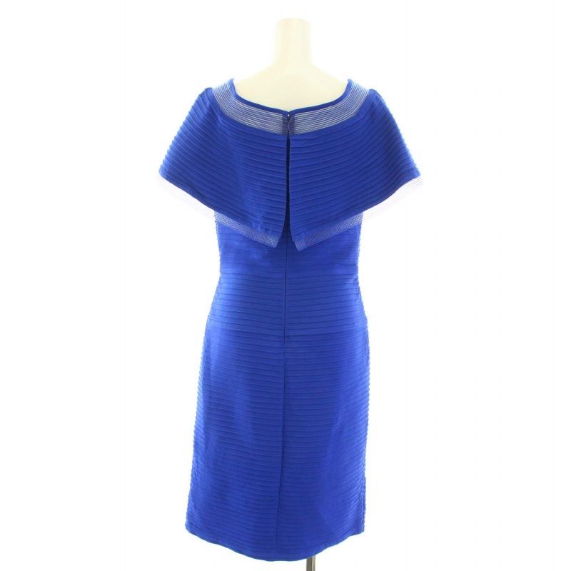 タダシショージ TADASHI SHOJI オフショルダーピンタックドレス 