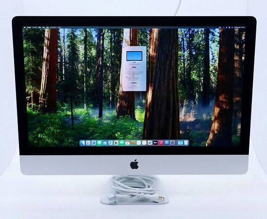 Apple iMac 27インチ Retina 5K 2019 Core i5-8500 3GHz 16GB 1TB HDD 28GB Radeon Pro 570X macOS Sequoia 難有