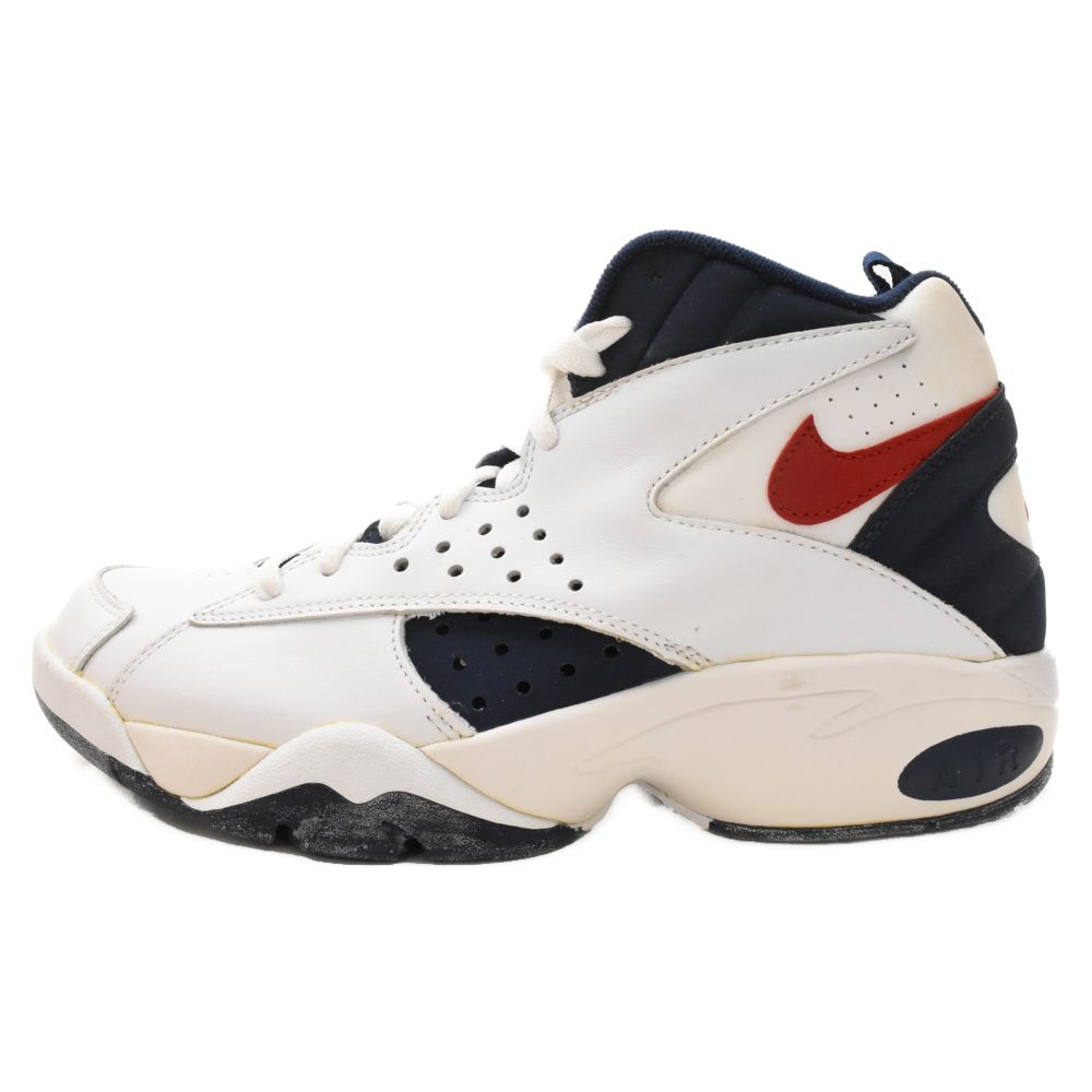 NIKE (ナイキ) 【観賞用】04年製 AIR MAESTRO エアマエストロ ハイカットスニーカー ホワイト/ネイビー 310269-161 US8.5