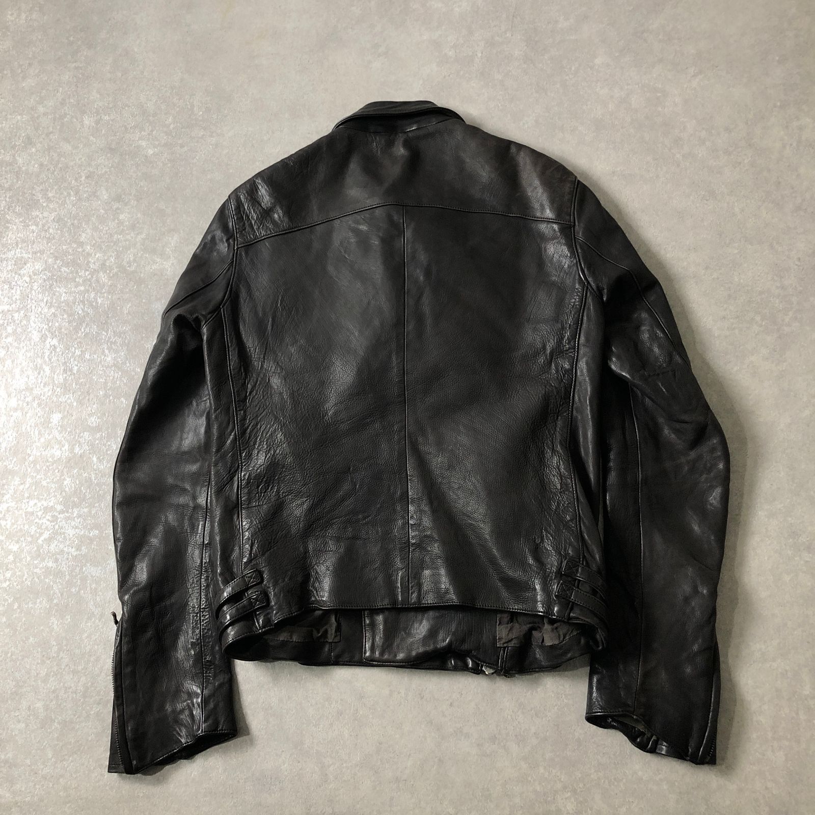 定価16万 KAZUYUKI KUMAGAI カーフレザー ライダース ジャケット 牛革 