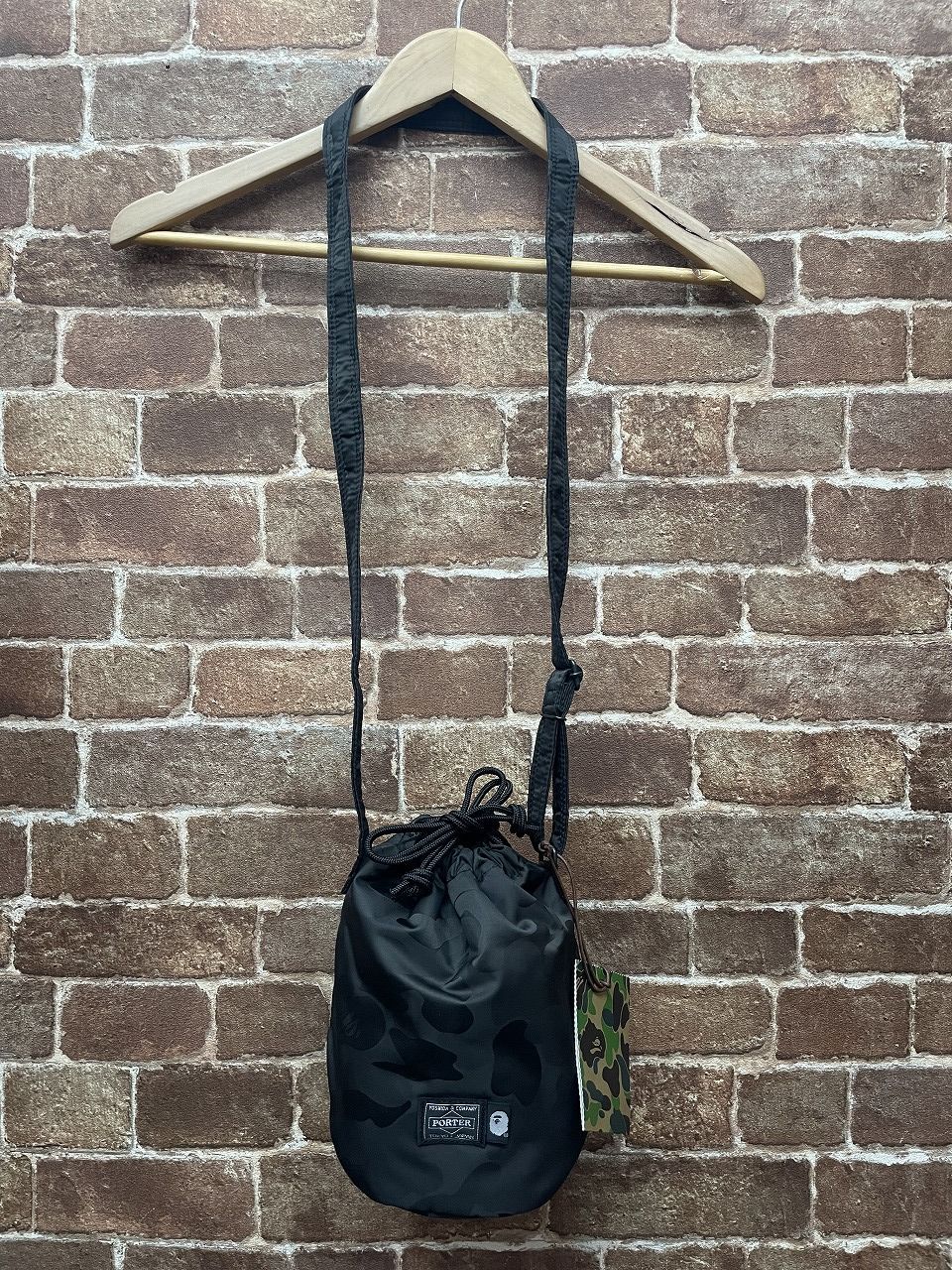 A BATHING APE ア ベイシング エイプ BAPE PORTER SOLID CAMO