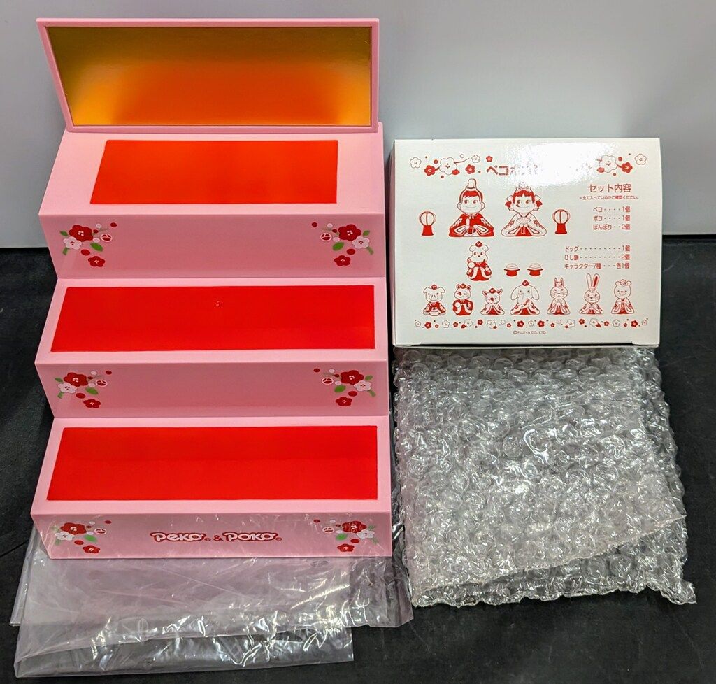 楽天市場】ペコポコひな壇【未使用】不二家 ペコちゃん ポコちゃん