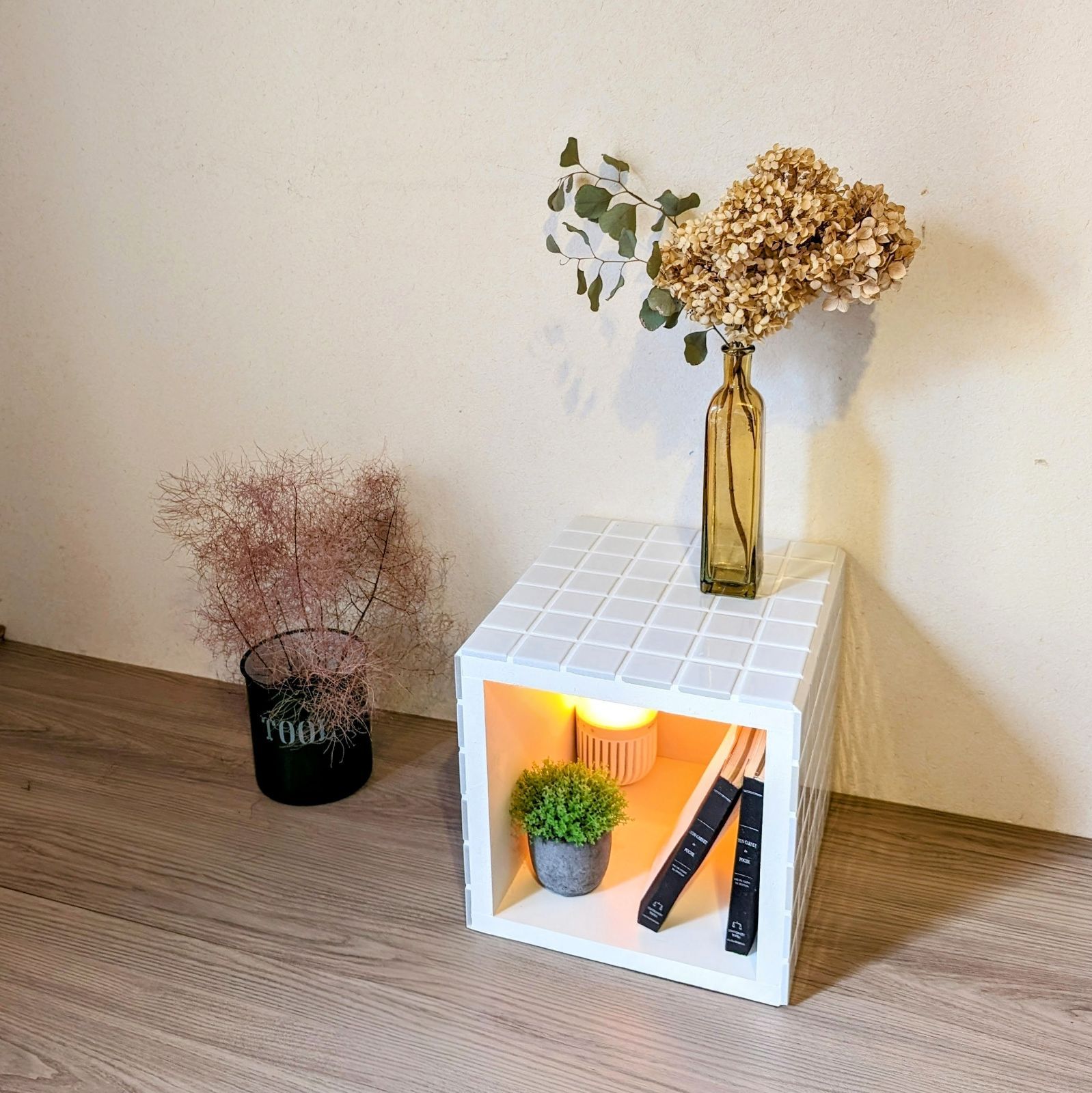 韓国インテリア タイルキューブ タイルテーブル Amazon.co.jp: タイル