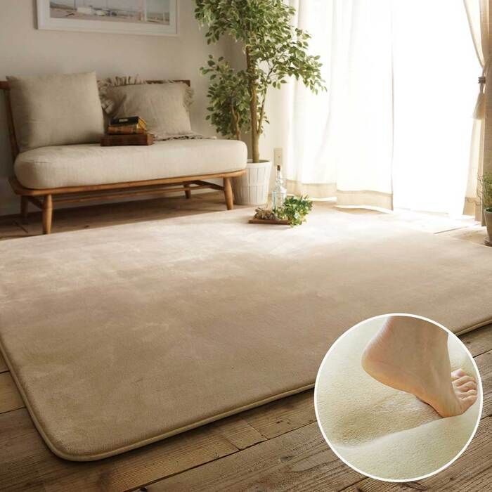 ラグ ラグマット カーペット 円 丸 低反発 円形 低反発 厚手 はっ水 丸い 円型 絨毯 らぐマイクロファイバー ペット 子供部屋 オールシーズン 小さい 1畳 2畳