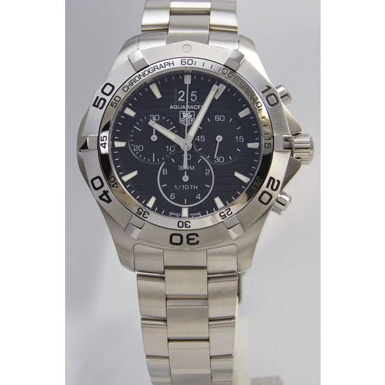 TAG HEUER　タグ ホイヤー　アクアレーサー　QZ　クロノグラフ　グランドデイト　CAF101E.BA0821