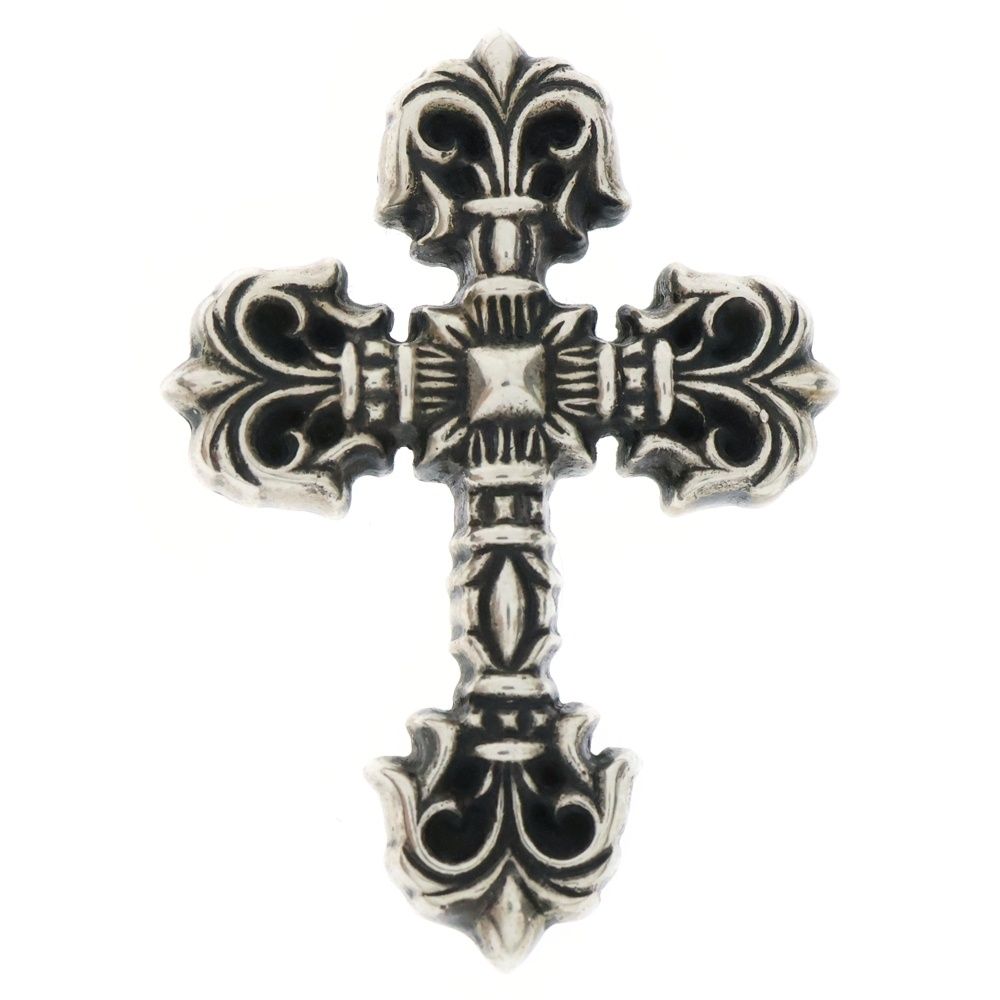 CHROME HEARTS クロムハーツ FILIG CROSS-XSM フィリグリークロスXS ネックレストップ シルバー