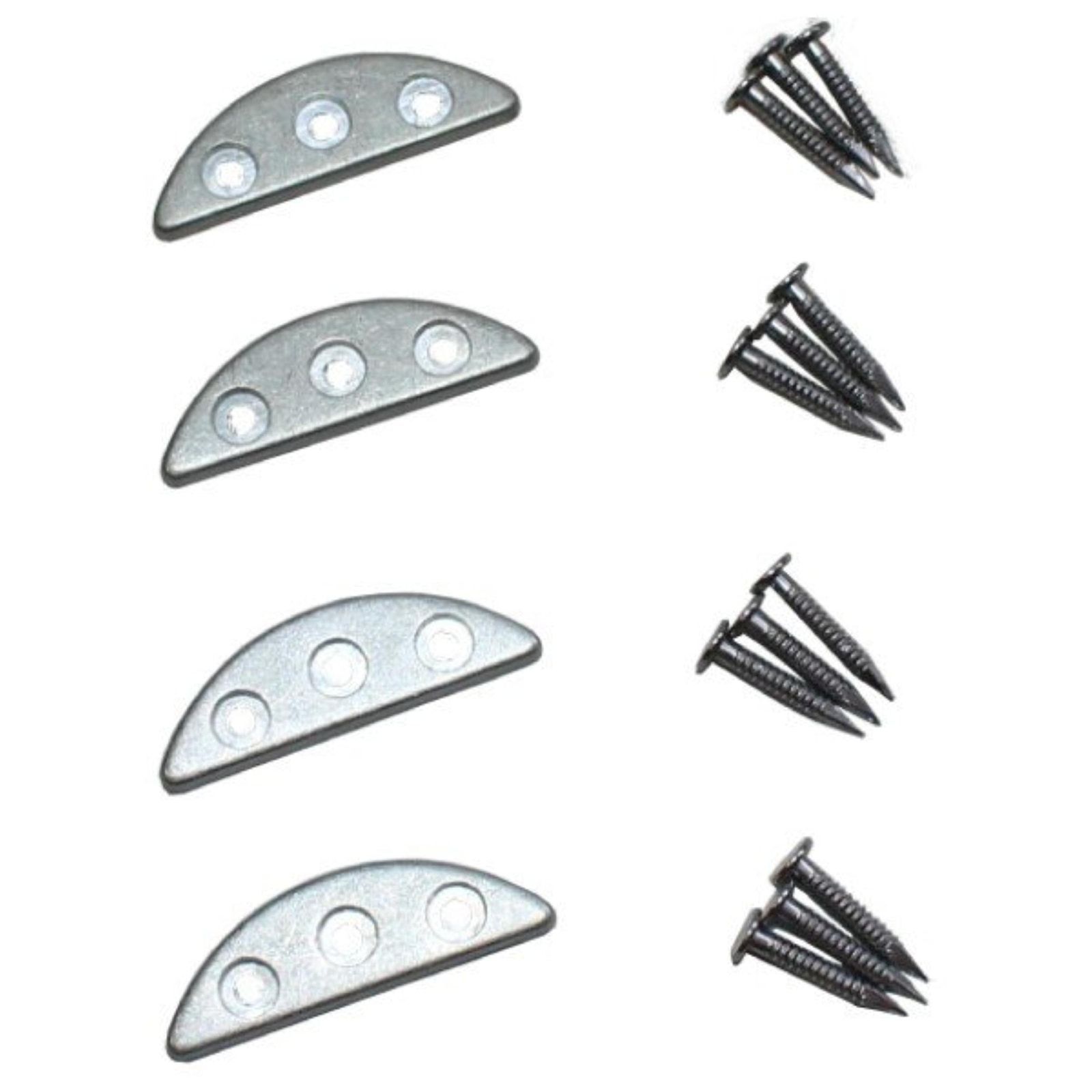 鉄 かかと 金具 ヒール 補修用品 新 三ツ穴プロテクター ソール 修理 小 靴 コンドウ