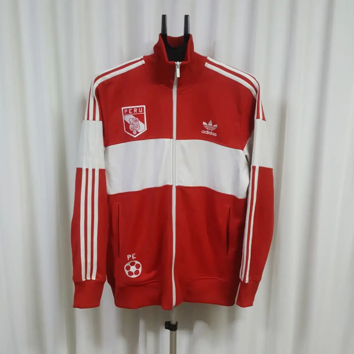 adidas(アディダス) メンズ ペルー ファイヤーバード 国代表 トラックトップス ジャージ レッド 110
