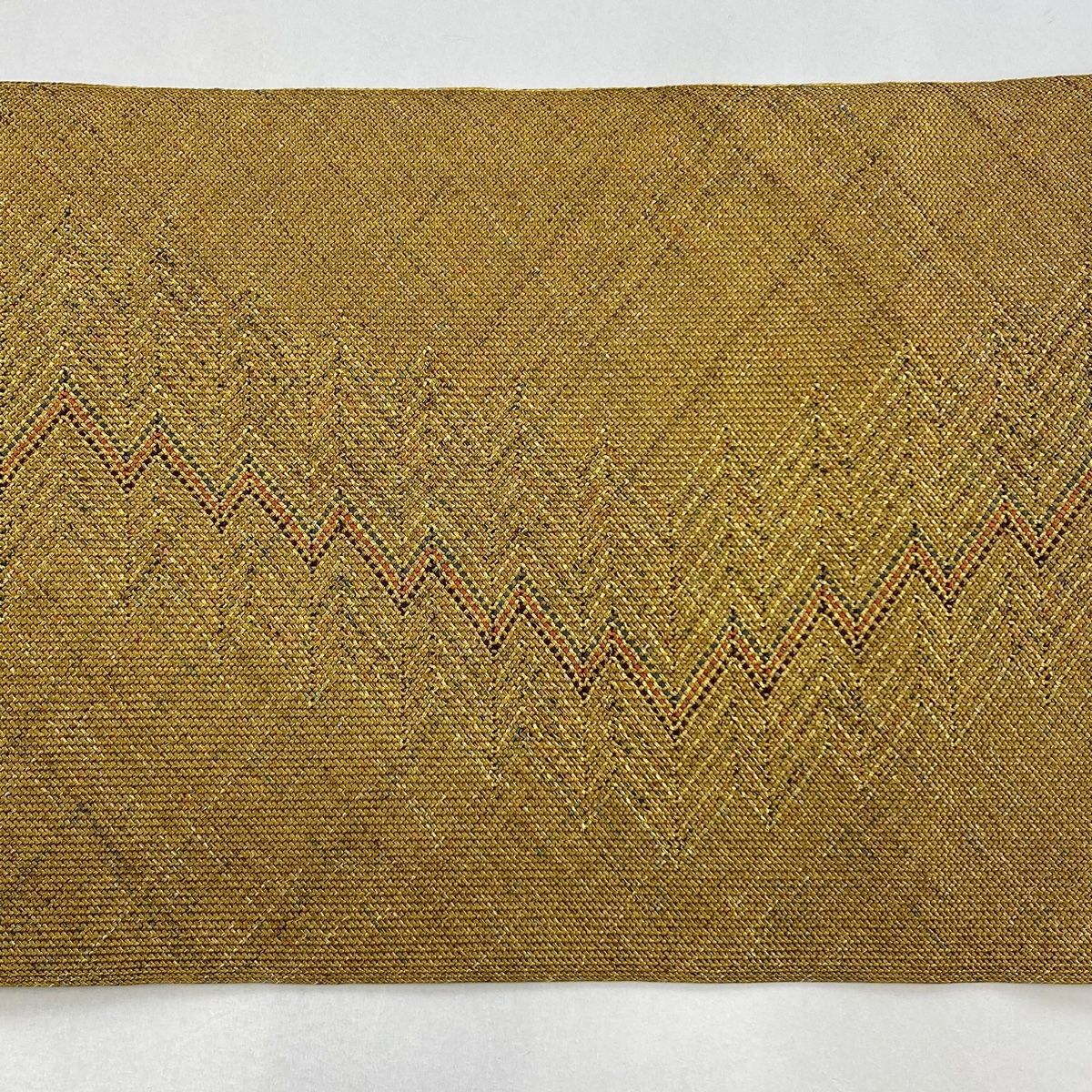 2点同梱、2-266、4-48 名古屋帯 八寸 美品 正絹 着物 松葉仕立て 名古屋帯 美品 名品 松葉仕立て 八寸名古屋帯 縞 草花 金糸 灰紫