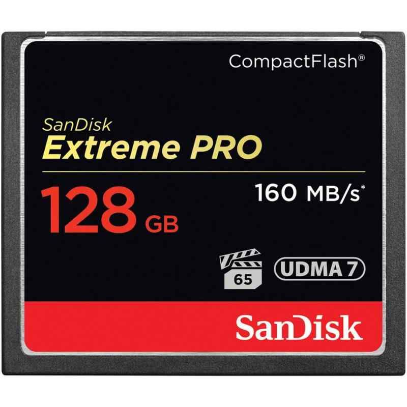 SanDisk 128GB Extreme Pro CompactFlash Memory Card 160MB|s 並行輸入品