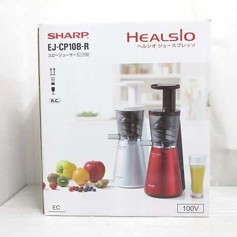 シャープ SHARP EJ-CP10B-R HEALSIO ヘルシオ ジュースプレッソ スロー