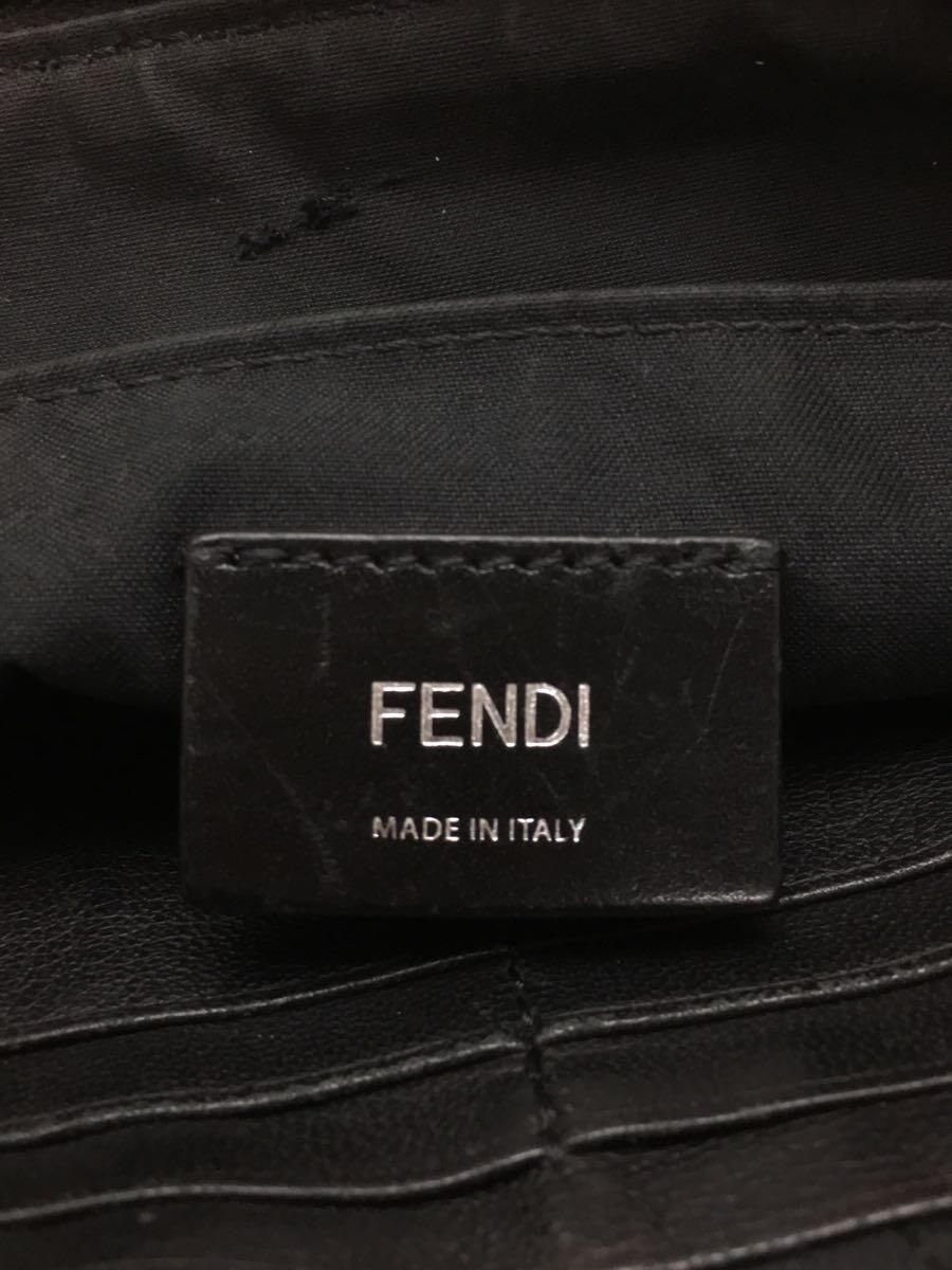 FENDI フラットスリムクラッチ バッグ レザー ブラック 総柄 7VA491A72VF0GXN - メルカリ