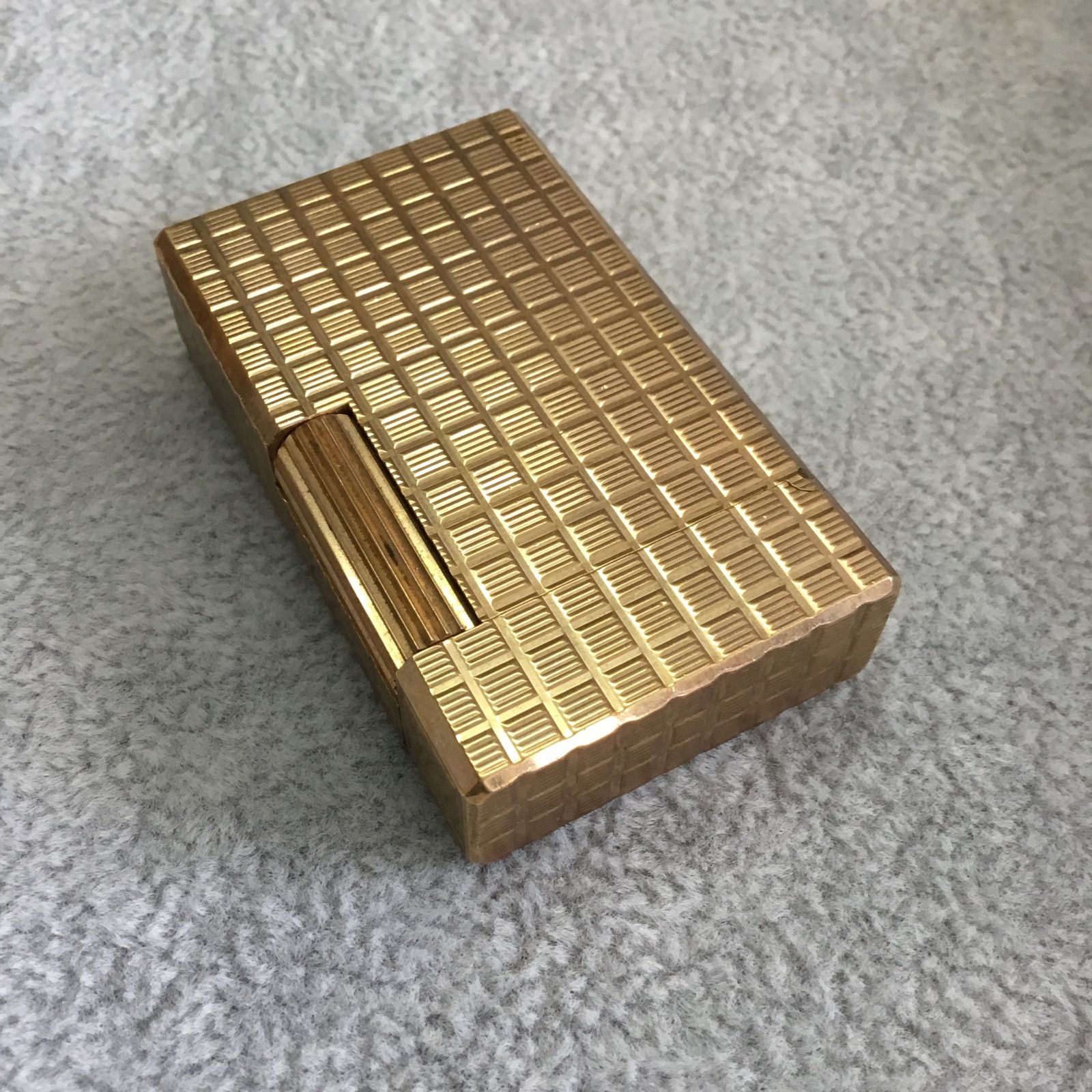 S.T. Dupont 金色ライター AR 2B74 S.T.デュポン 金メッキ 20 ミクロン ライター、アンティーク