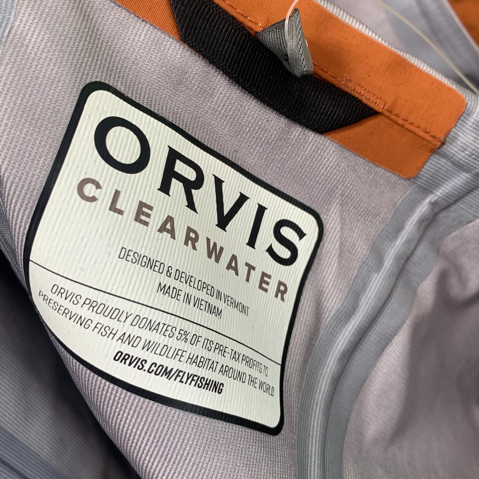 ★★ORVIS クリアウォーター ウェーディングジャケット Sサイズ　RN#70534 ブラウン/オレンジ系 ORVIS クリアウォーター ウェーディングジャケット Sサイズ RN