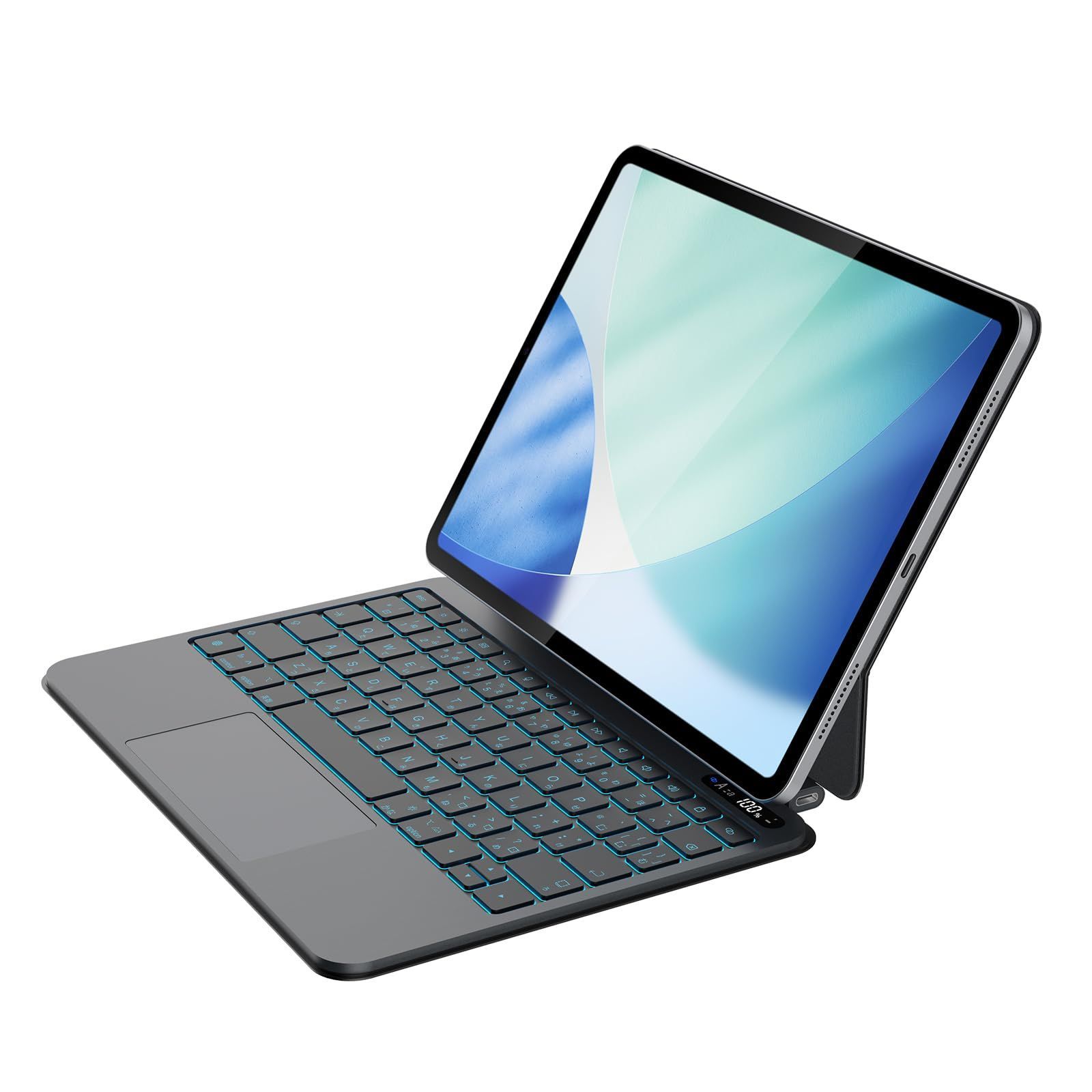 BETTDOW 新型軽量 マジックキーボード 2025 iPad Air第7世代 M3 -2025 Air6 M2 11inch対応磁気キーボードケース 金属パネル 軽量 iPad Pro 11第1|2|3|4世代|iPad Air第4|5|6|7世代通用
