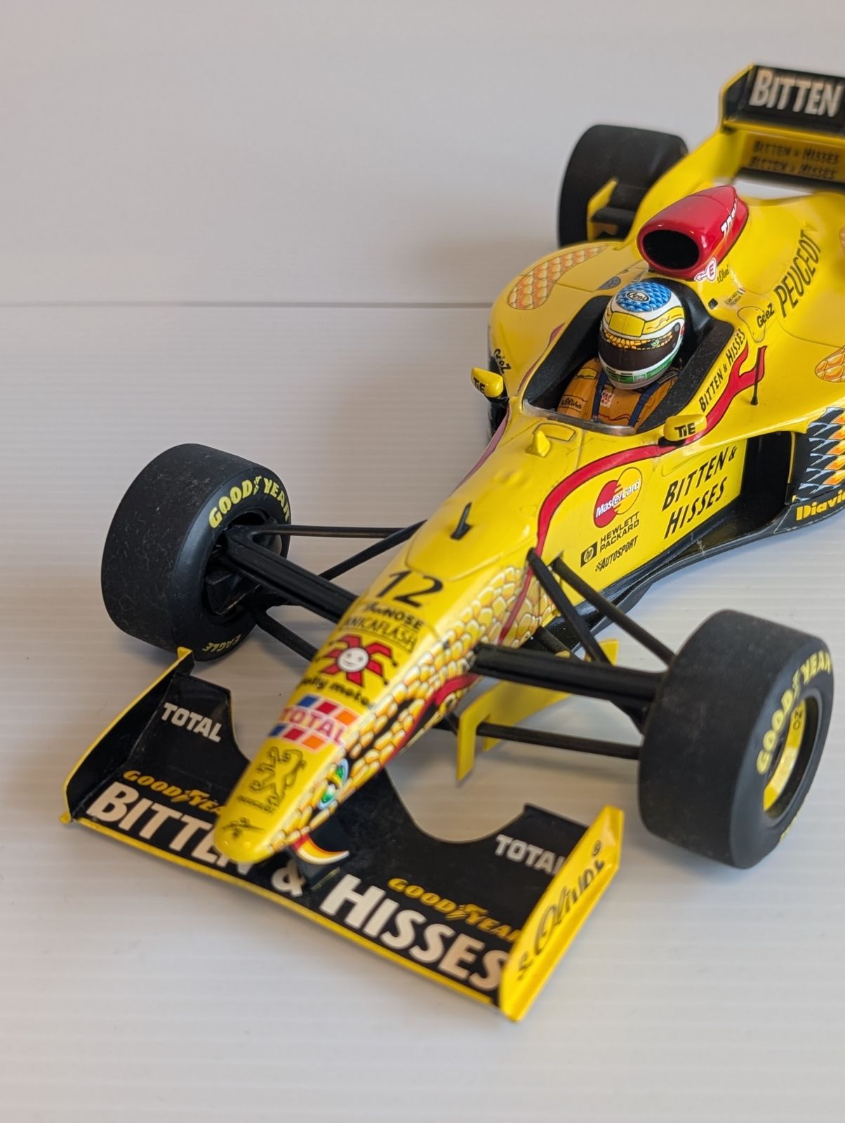 初表彰台 ミニチャンプス 1|18 ジョーダンプジョー197 ジャンカルロ フィジケラ