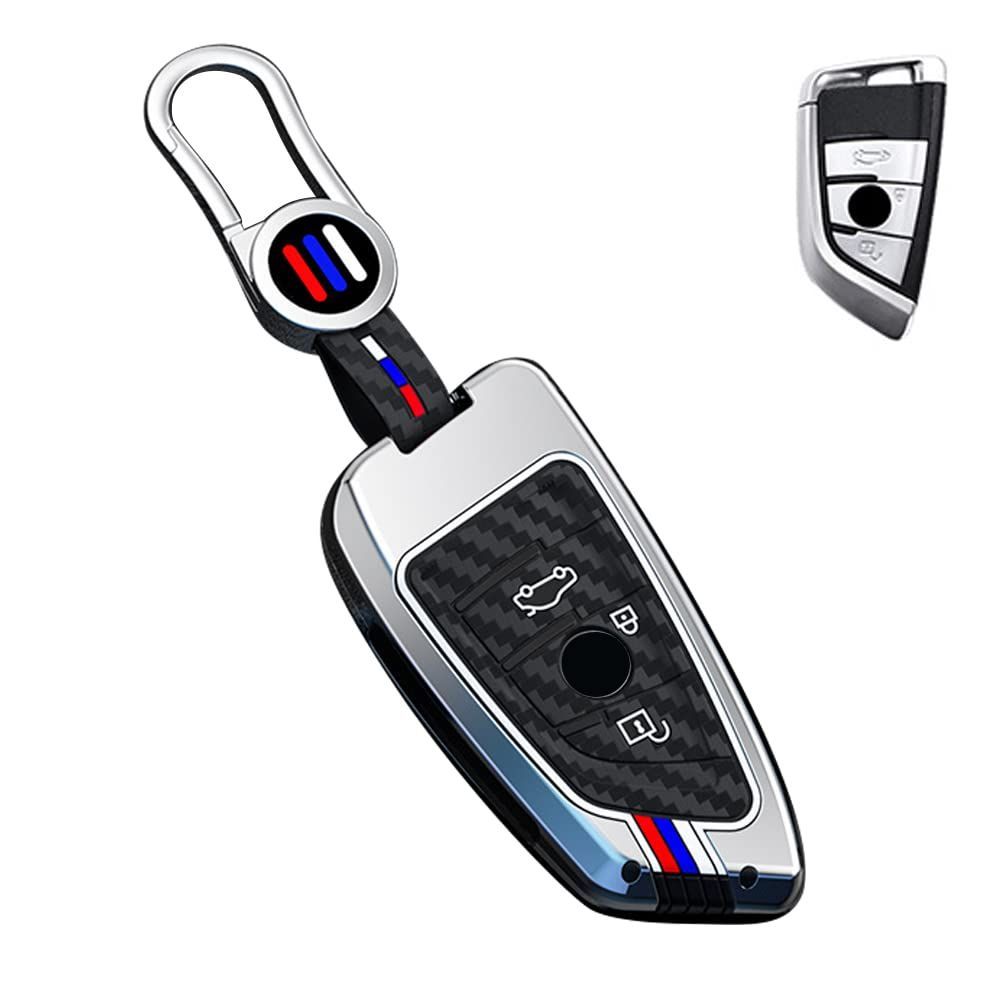 在庫セールキーケース BMW用 スマートキーケース キーカバー 亜鉛合金 シリコン BMW専用設計キーホルダー 3J BMW専用 1 2 5 7シリーズ X1 X2 X3 X5 X6 X7 Z4等に適用 キーケース