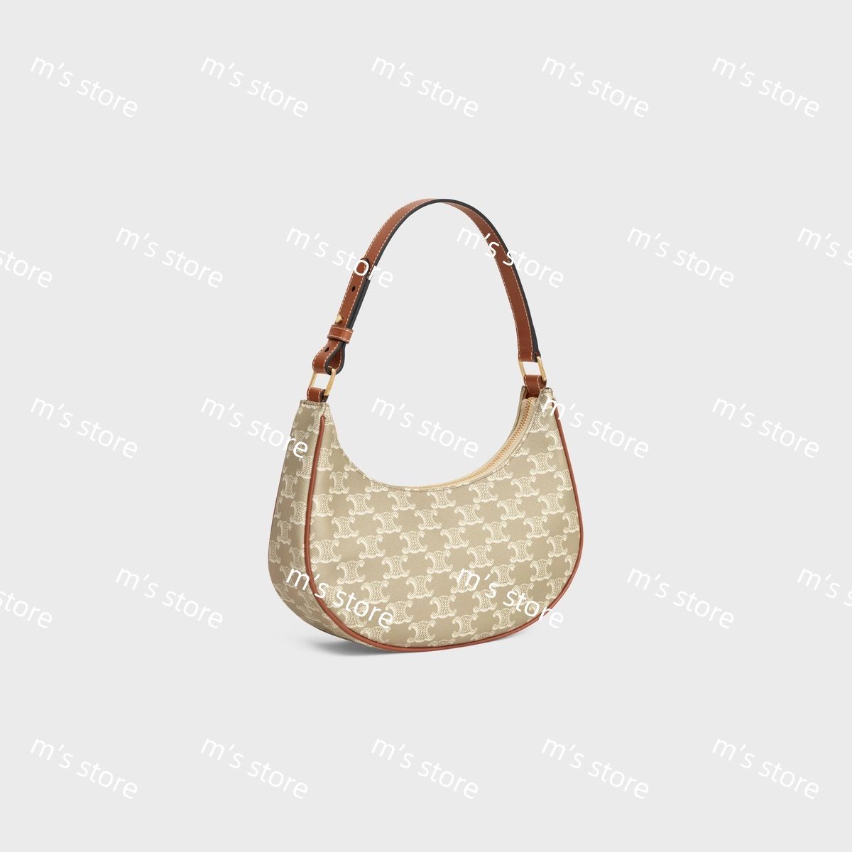 CELINE◆アヴァバッグ トリオンフキャンバス グレージュ 新品 CELINE セリーヌ AVA アヴァ バッグ トリオンフキャンバス