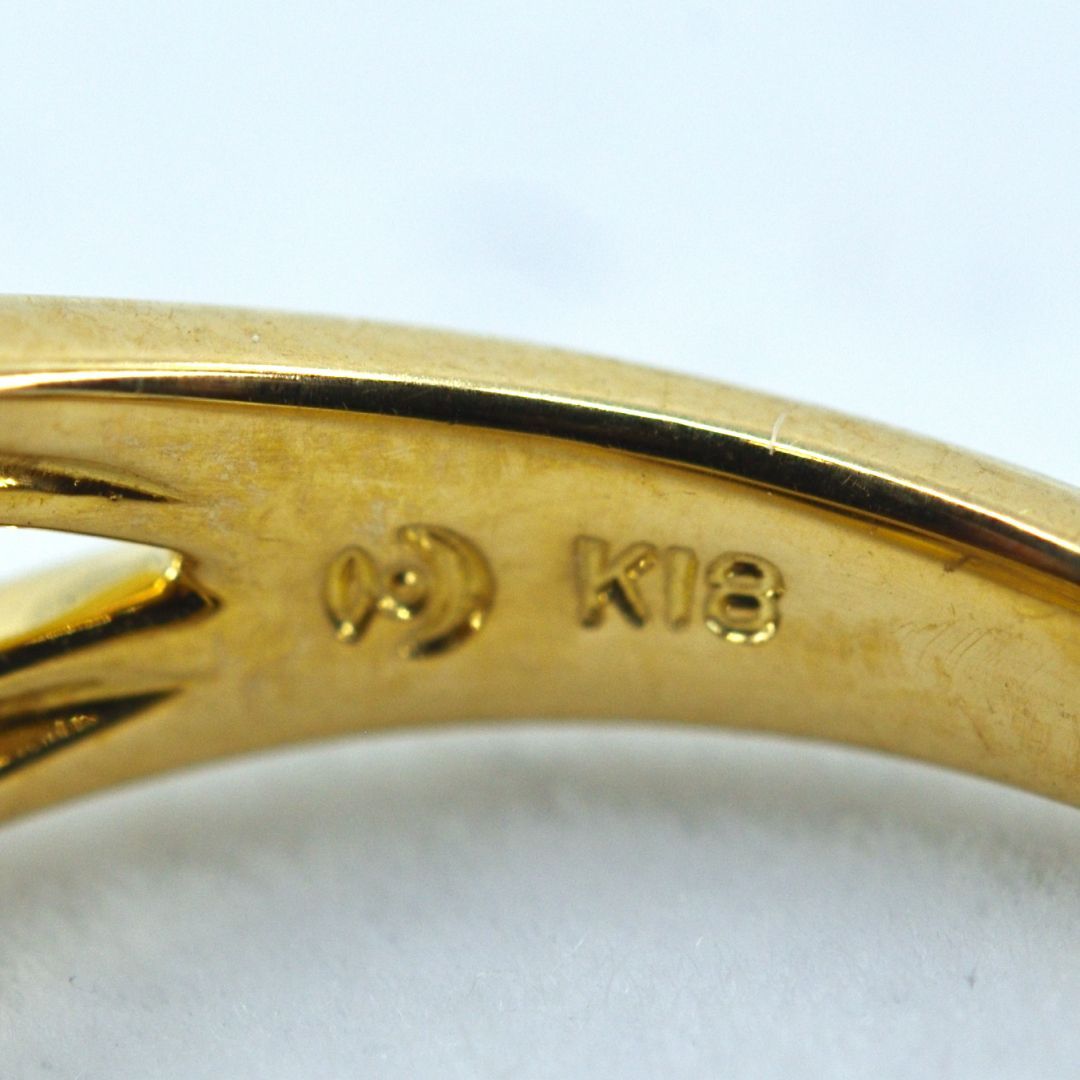 PINKY& DIANNE 750(K18) ダイヤ0.08CT リング K18 ピンキーリング