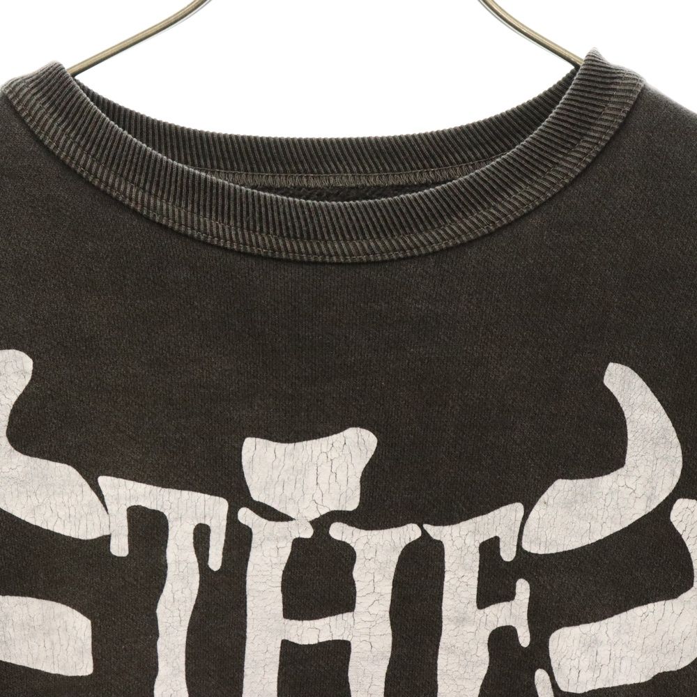 LASTMAN PRINTED CREW NECK BONE スウェット