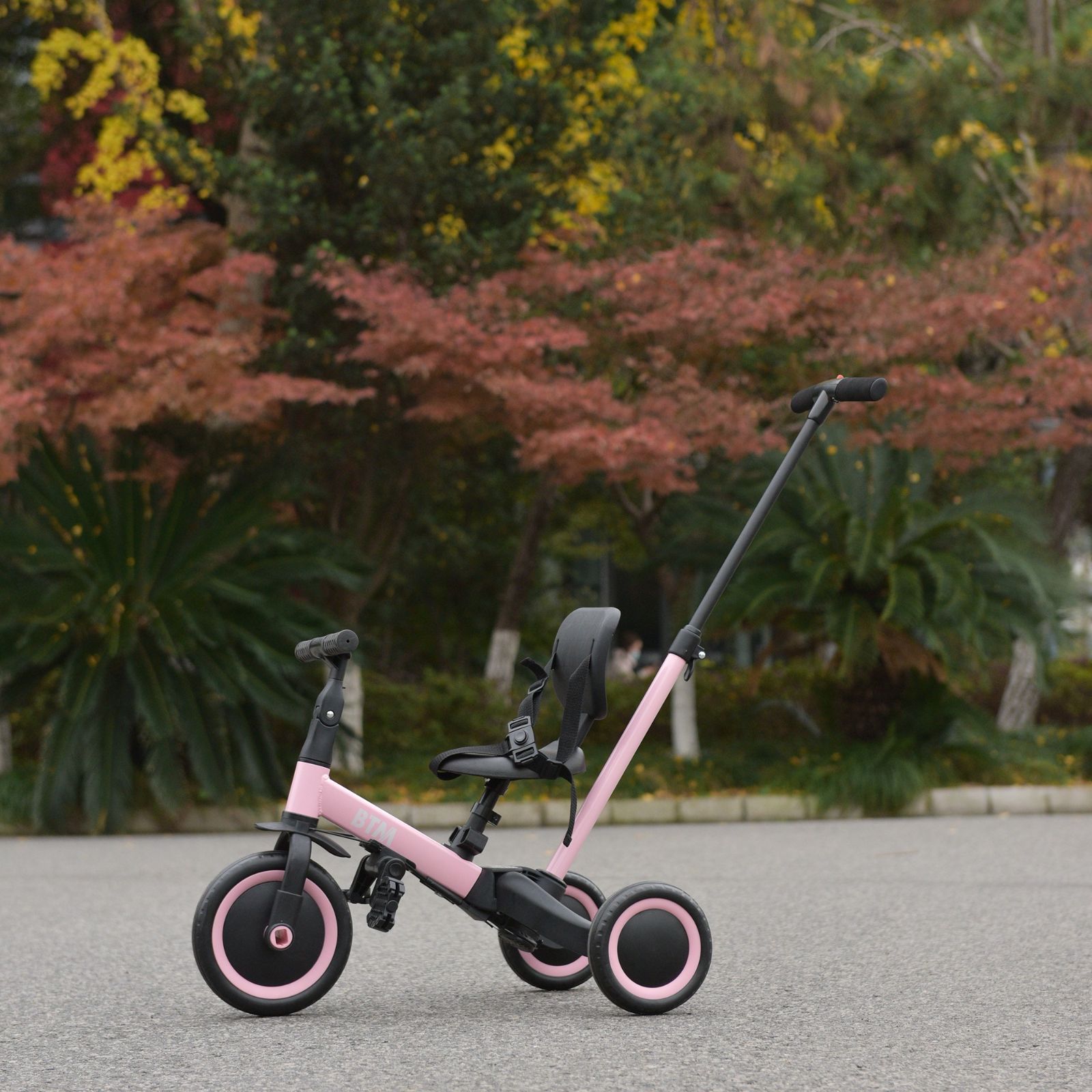 三輪車｜4WAY機能｜ベビーカー変換 ｜1-5歳向け｜組み立て簡単｜MS199289KAA