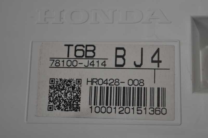品質保証で、高速配送！ スピードメーター タコメーター 153277km RC2 RC1 オデッセイ G 前期 T6B 78100-J414 BJ4 s021089C 最大35％offセール。