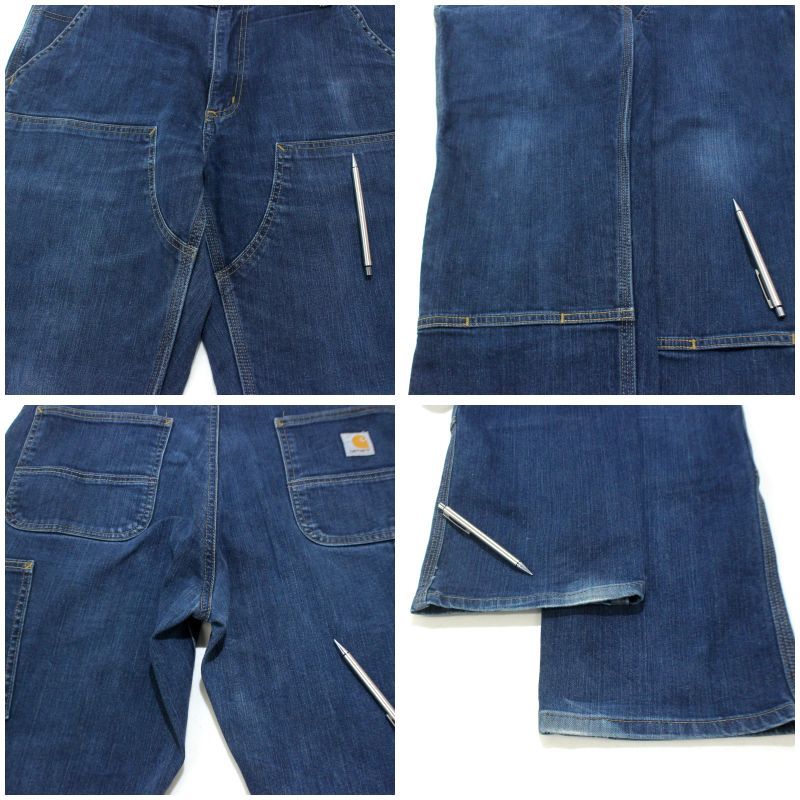  00 s Carhartt ダブルニー デニム ペインターパンツ メンズ XLサイズ相当 ビッグサイズ オーバーサイズ ペインターパンツ パンツ