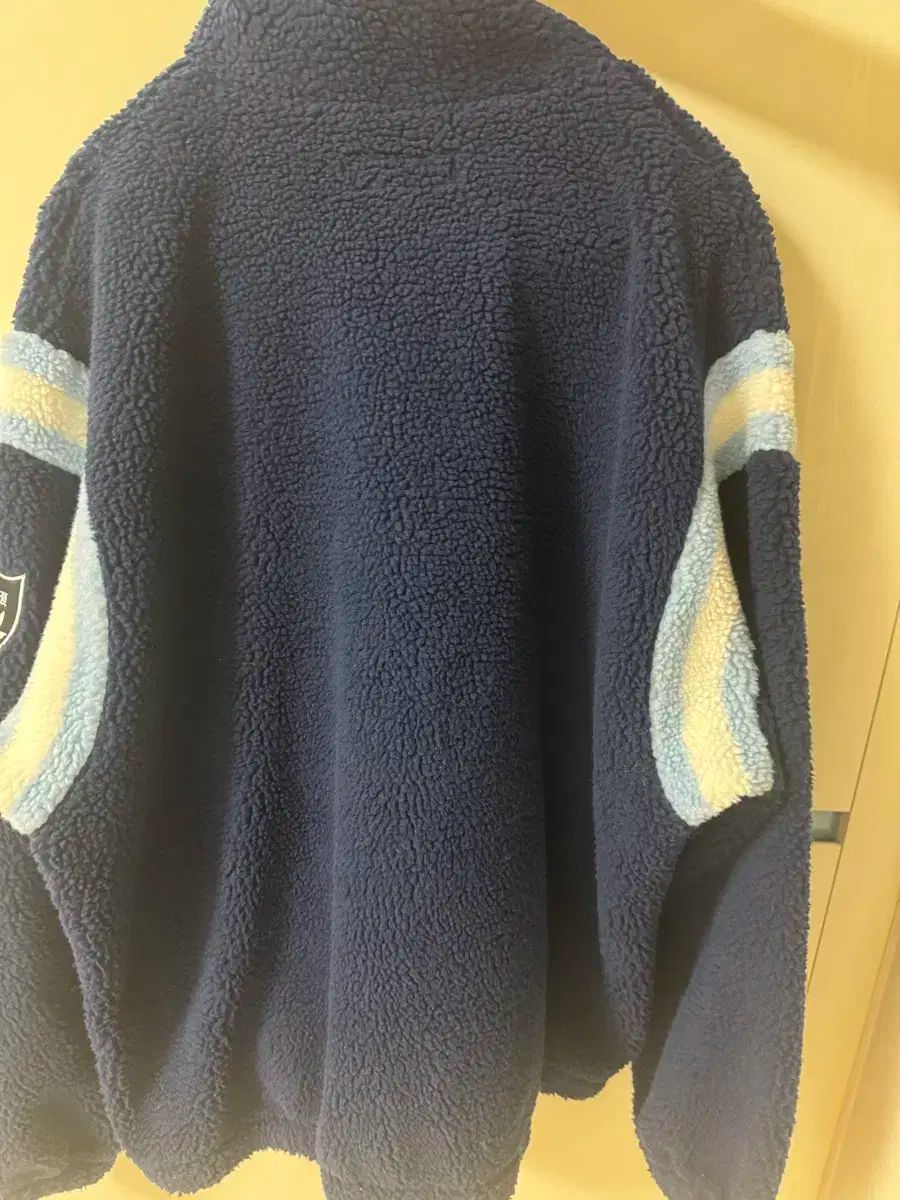 シュプリーム ネイビー シェルパ フリース ハーフジップアップ