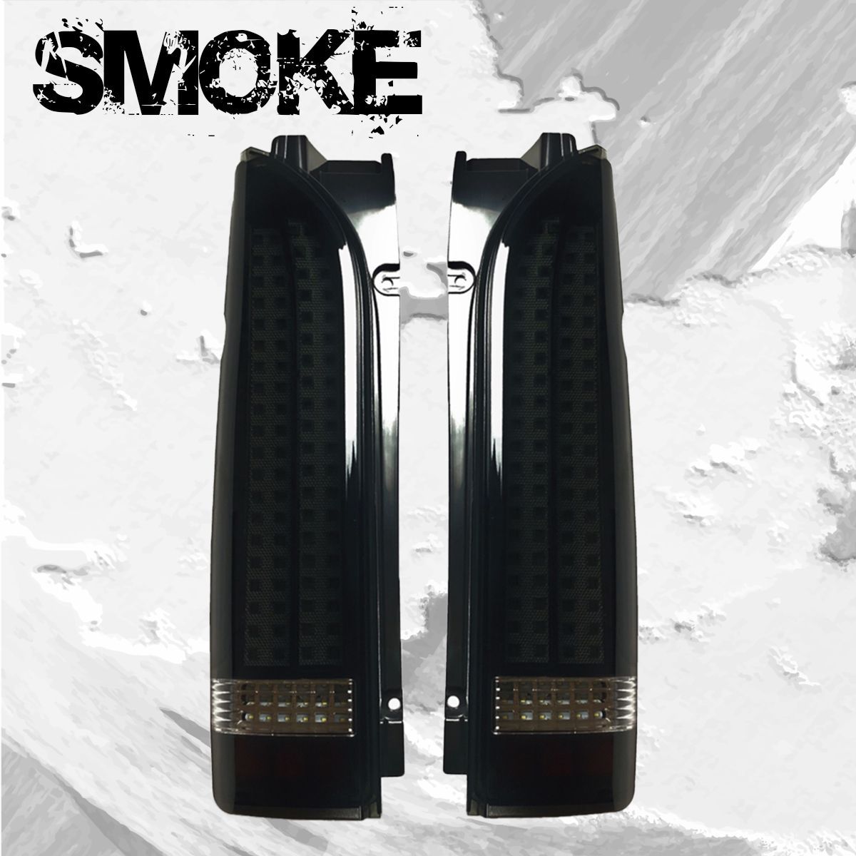 トヨタ ハイエース テールランプ テールライト 全型 LED テール スモーク レッド