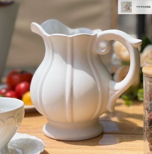 フランス200年記念 花瓶　コーセー化粧品　未使用新品 カイザーポーセレン 花瓶 ラブソディ 高さ22cm ホワイト 白