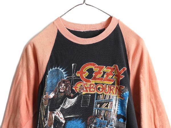 お得なクーポン配布中!】 パキ綿 80s オジーオズボーン ラグラン ベースボール Tシャツ S バンド - メルカリ