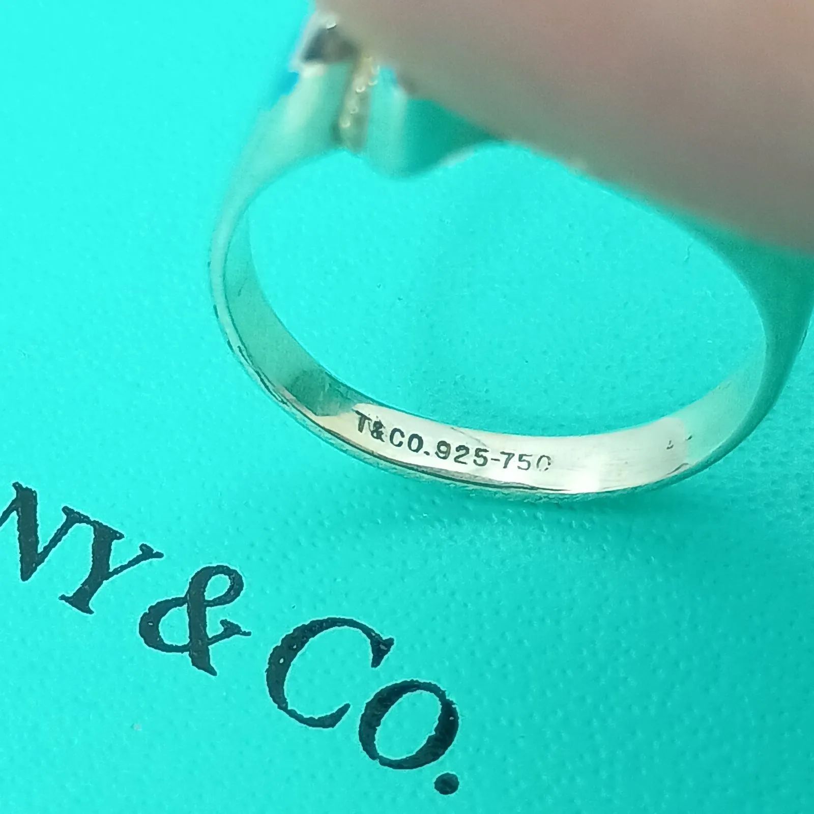 TIFFANY&Co ティファニー 12号 ツイストコンビリング レディース 指輪