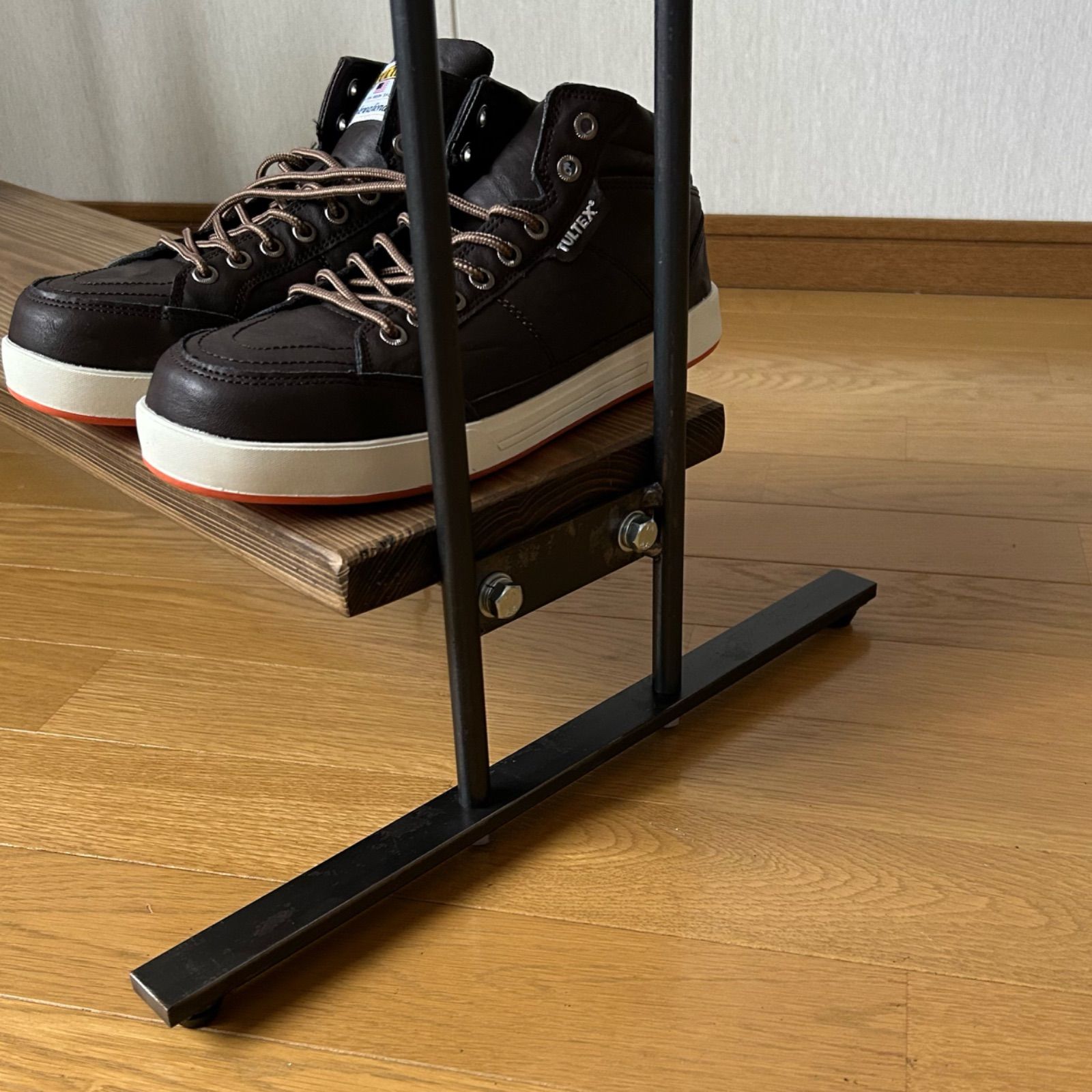 ハンガーラック アイアン家具 引っ越し コンパクト アンティーク 幅900