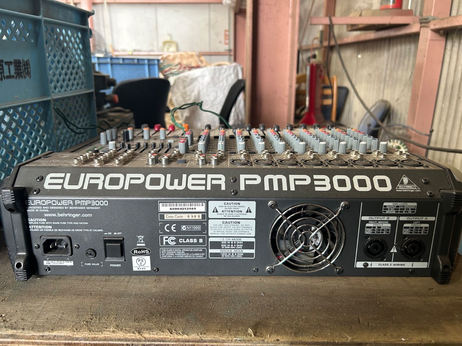 パワードミキサー　ベリンガー　pmh3000 ジャンク ベリンガー(BEHRINGER)|パワードミキサー|HARDOFFオフモール