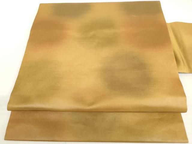 平和屋着物◎九寸名古屋帯 霞文 正絹 逸品 AAAN7216ou