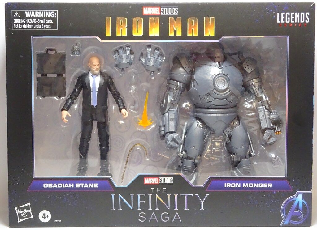 【得価，安い】 HASBRO THE INFINITY SAGA IRON MAN OBADIAH STANE / IRON MONGER 6インチ アメコミ