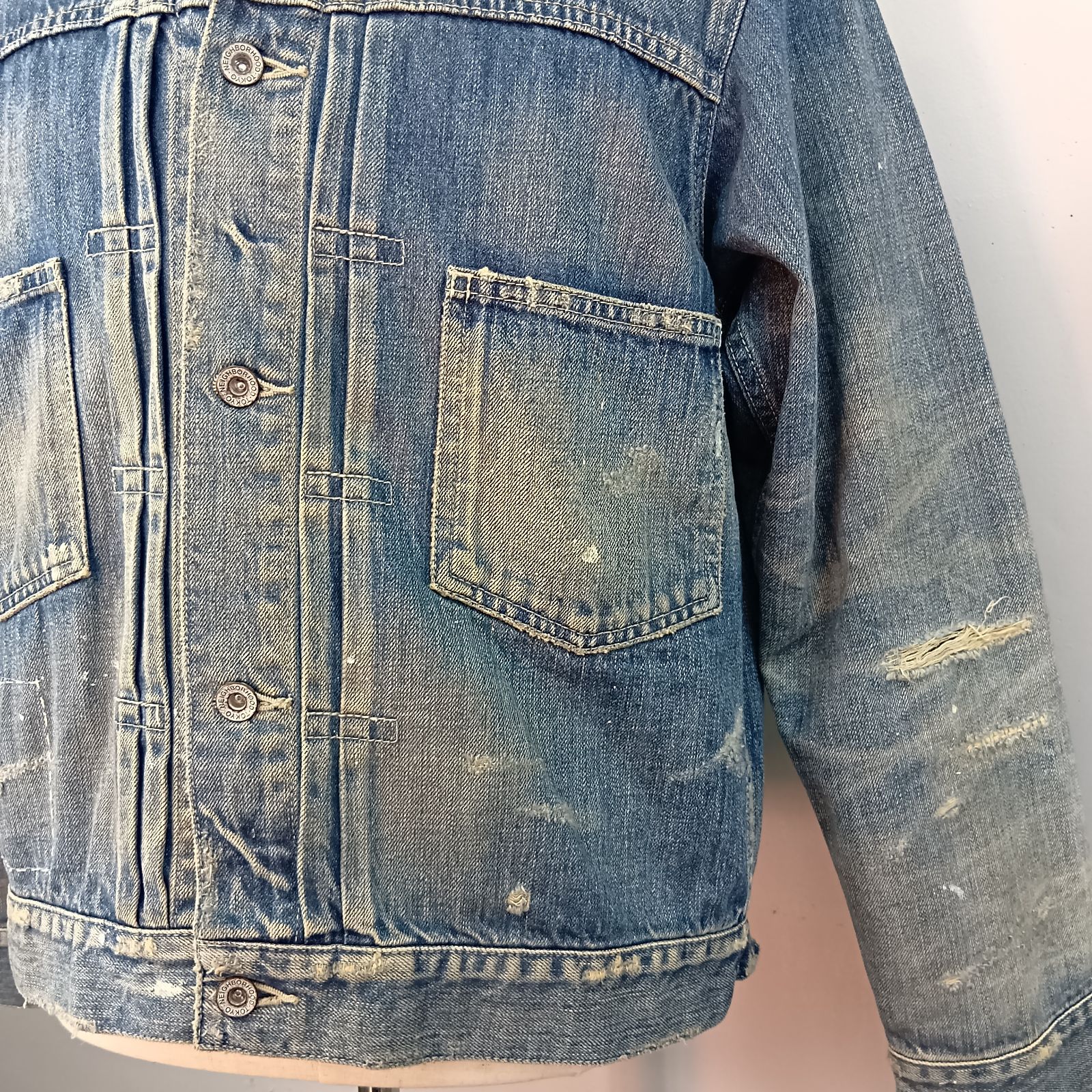 美品】NEIGHBORHOOD ネイバーフッド デニムジャケット SAVAGE STOCKMAN