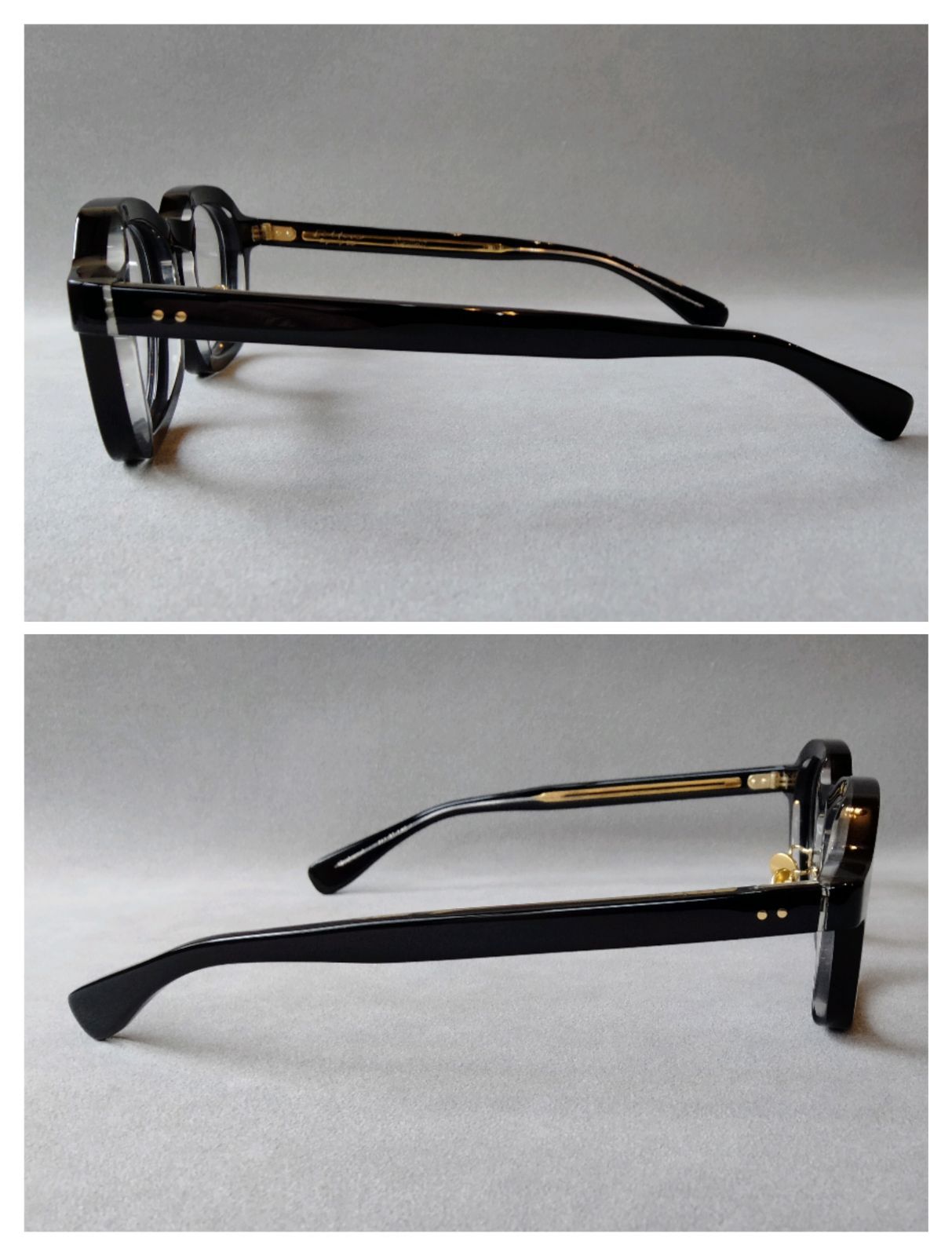 Filton(フィルトン)「Aiguille 07」Couleurs - 1/BLACK × Clear（縫い Filton(フィルトン)「Aiguille 07」BLACK