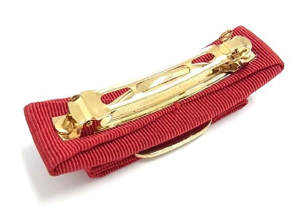 □極美品□ Salvatore Ferragamo フェラガモ ヴァラリボン バレッタ 髪