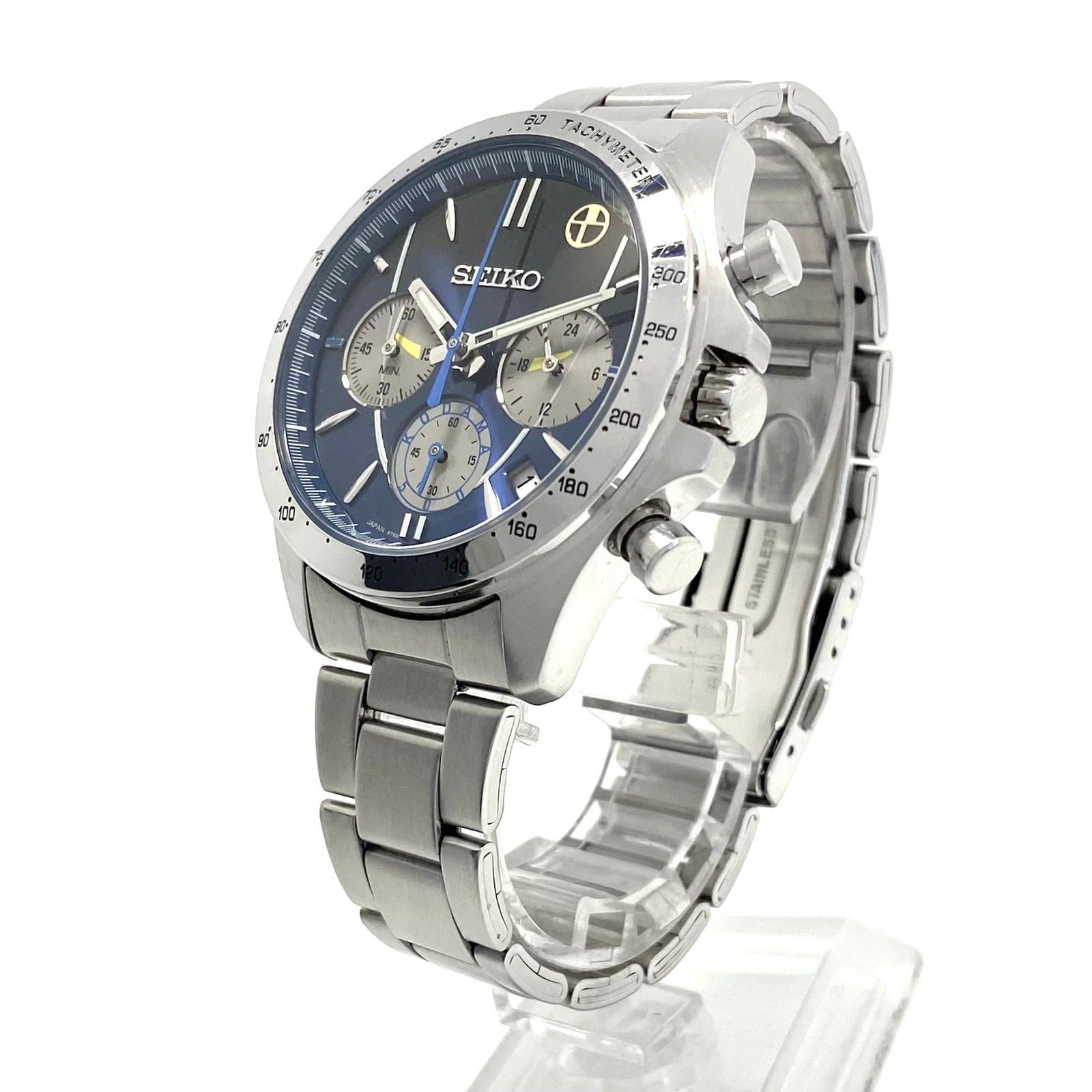 希少】腕時計 メンズ セイコー SEIKO 8T63-0100 500系こだまウォッチ  