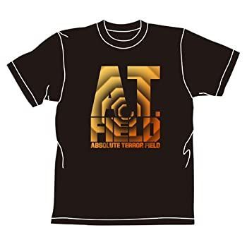 【中古】(未使用･未開封品)ヱヴァンゲリヲン新劇場版 ATフィールドロゴTシャツ ブラック サイズ:XL