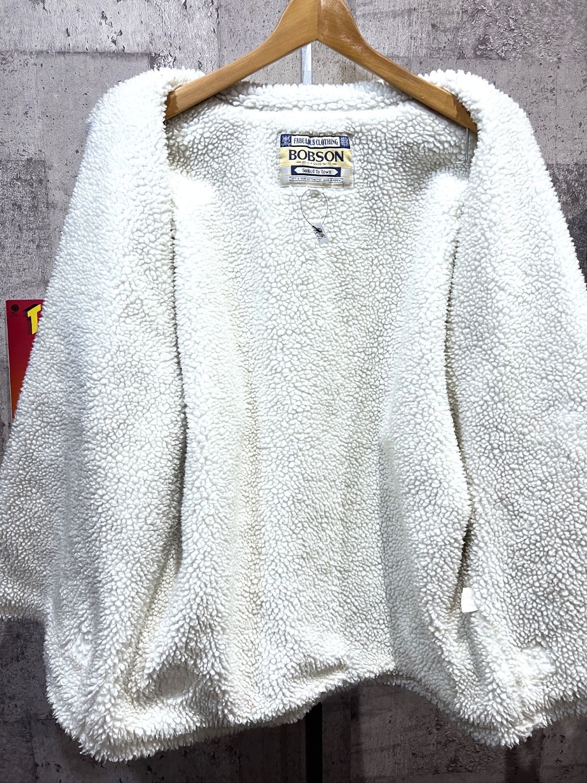 80's BOBSON DENIM B-3 vintage デニムボアジャケット BOBSON 80'S-90'S B-3タイプ デニム ボアジャケット L ボブソン