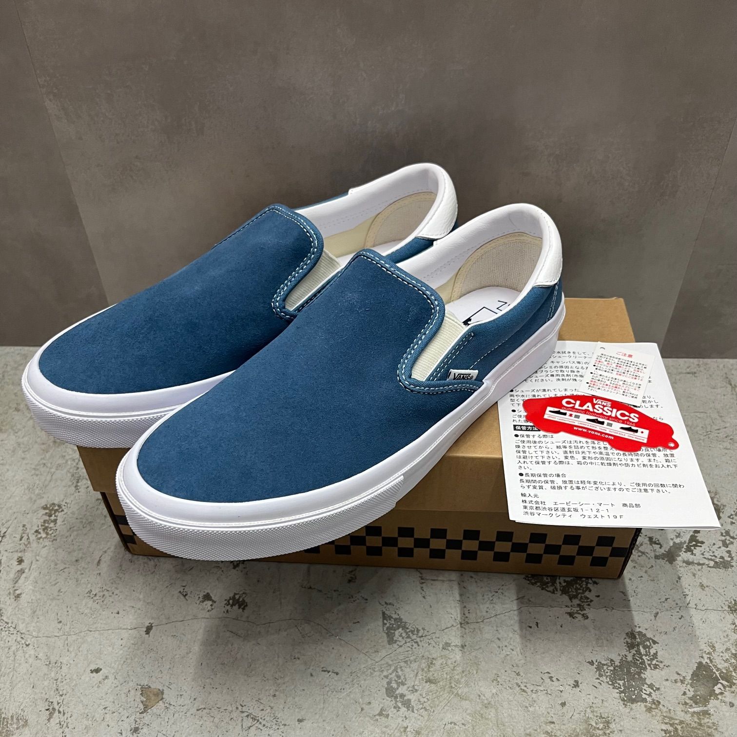 新品 VANS SSZ BEAMS PLUS スエード スリッポン スニーカー バンズ 