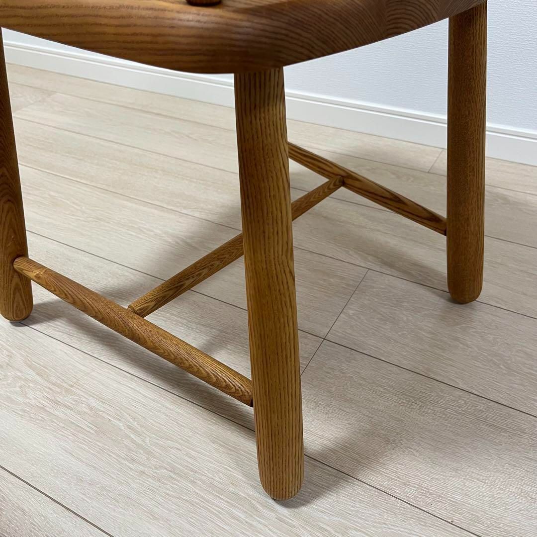 す22【美品】北欧 ナチュラルインテリア オーク調 ウィンザーチェア