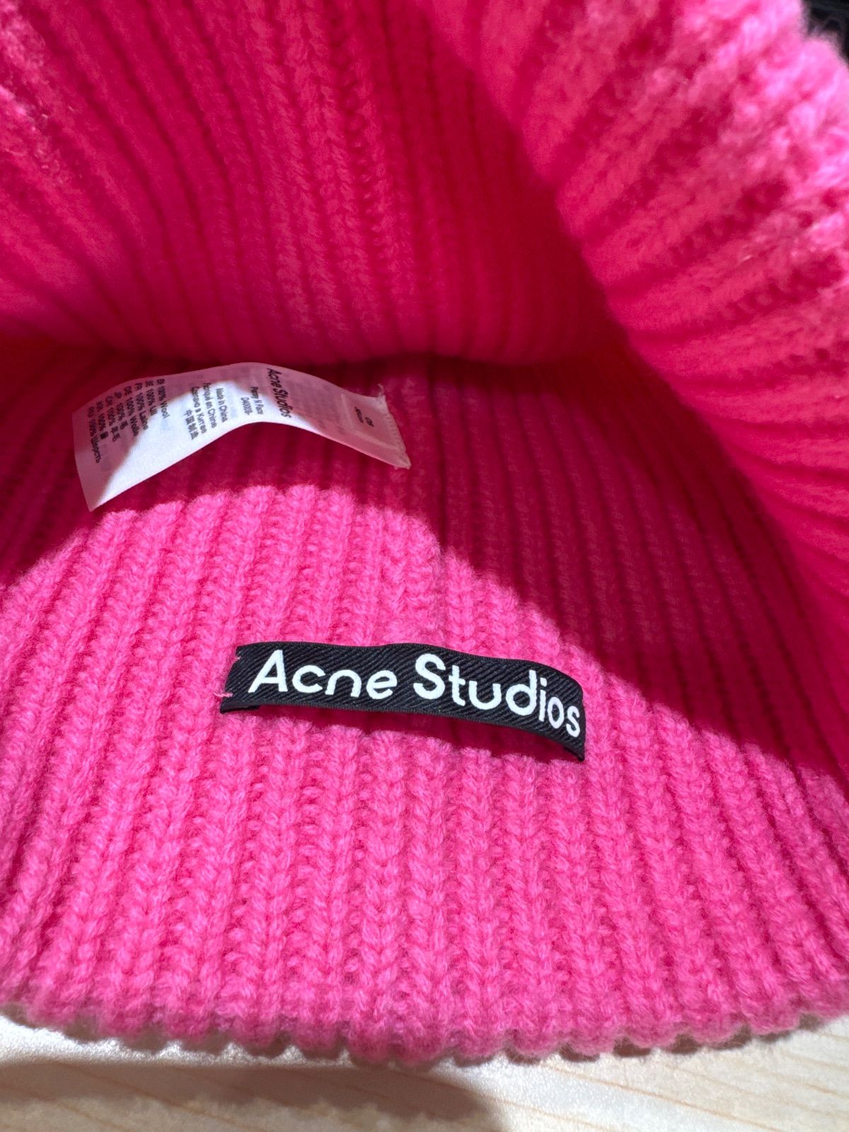 Acne Studios ニット帽 ピンク OS 56cm Acne Studios - 【大人気】Acne