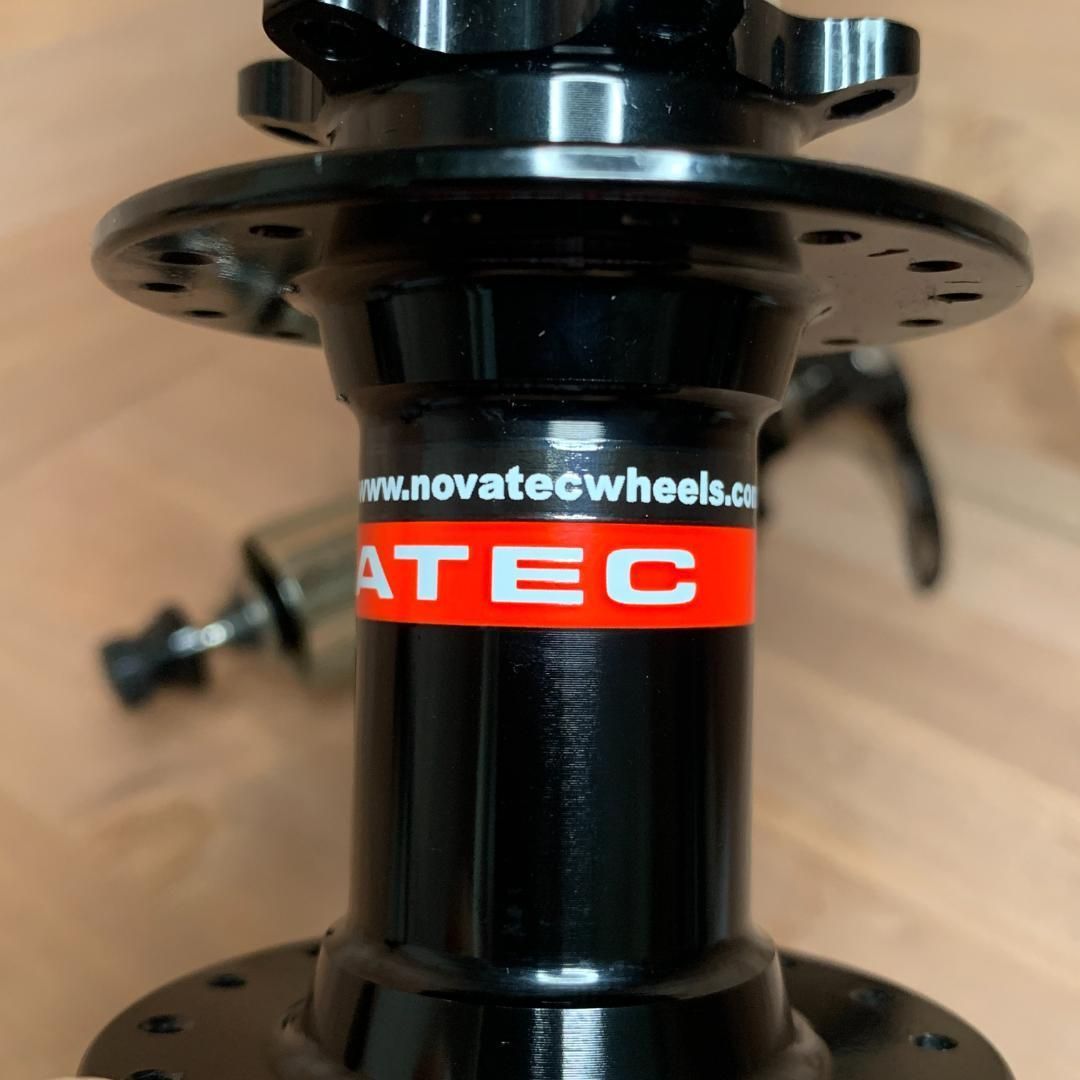 新品】Novatec 前後ハブセット 32H ディスクブレーキ 135